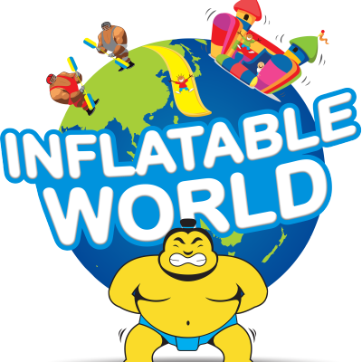 Inflatable world logo Aus